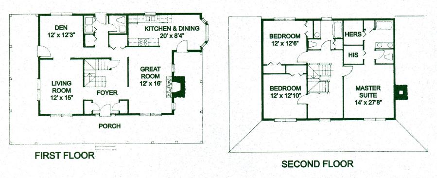 Appalachian Log Homes Ashland Floor Plan